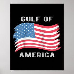 Affiche Le Président Trump Du Golfe Des États-Unis 2025 Ra