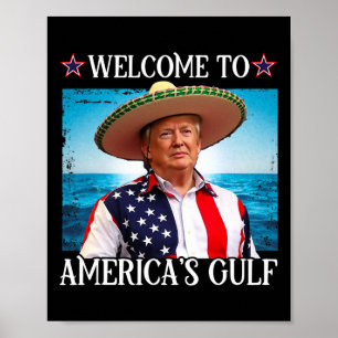 Affiche Le président Trump souhaite la bienvenue dans le G