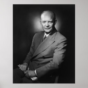 Affiche Le président Vintage Dwight D. Photo Eisenhower