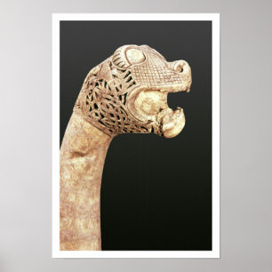 Affiche Le prête-nom d'un drakkar de Viking, a trouvé chez
