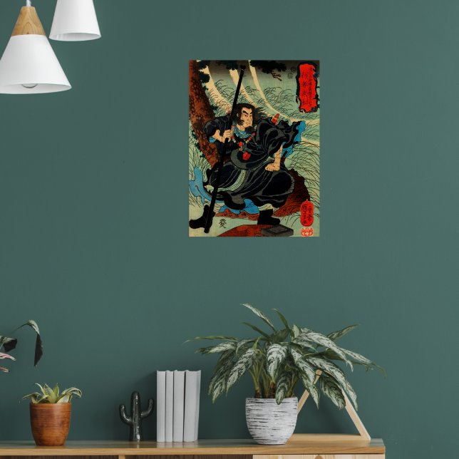 Affiche Le Prêtre Wu Song Utagawa Kuniyoshi (Salon 1)