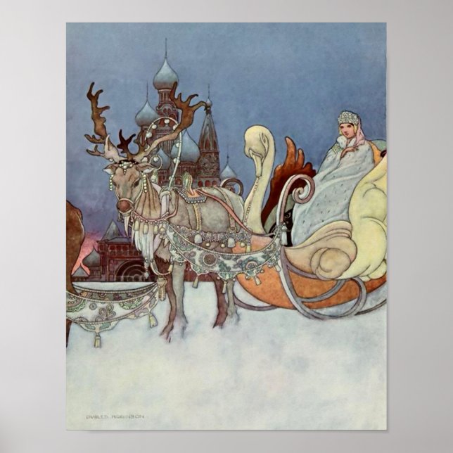 Affiche « Le Prince heureux » par Charles Robinson Depuis  (Devant)