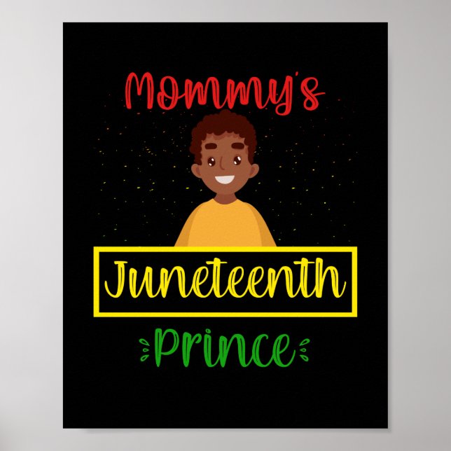 Affiche Le prince noir de la junte de maman (Devant)