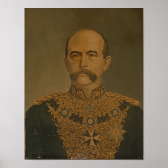 Affiche Le prince Otto von Bismarck dans l'uniforme de Dip (Devant)