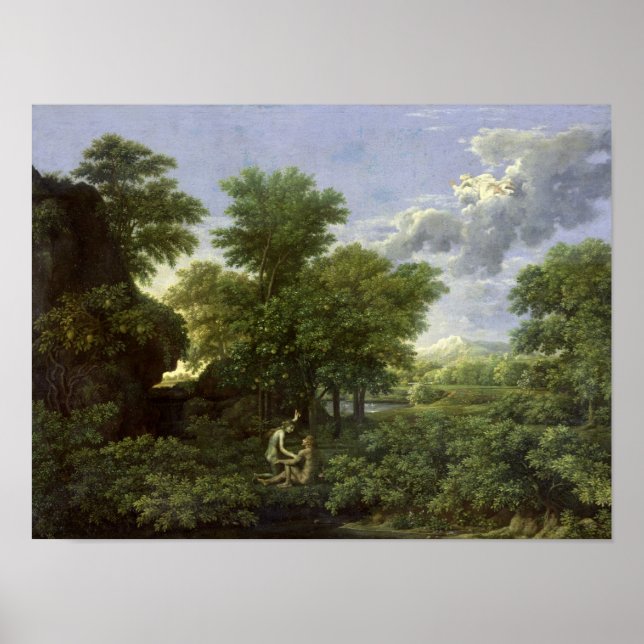 Affiche Le printemps, ou le jardin d'Eden (Devant)