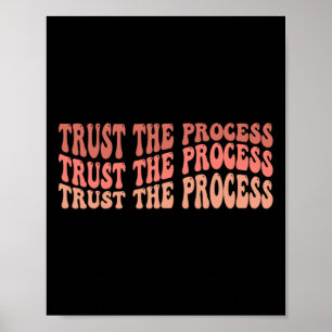 Affiche Le processus Citation Inspirante d'amour de soi 