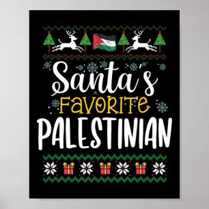 Affiche Le pull de Noël moche préféré de Santa pour les Pa