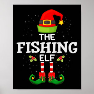 Affiche Le pyjama de Noël assorti pour la famille de l'elf