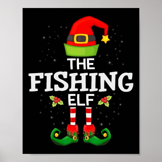 Affiche Le pyjama de Noël assorti pour la famille de l'elf (Devant)