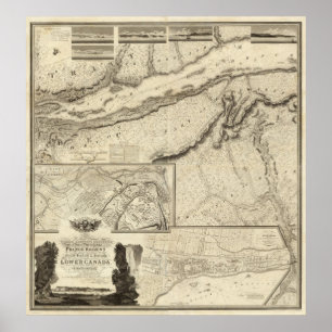 Affiche Le Québec, Canada