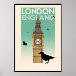 Affiche LE R-U. L'Angleterre, Londres