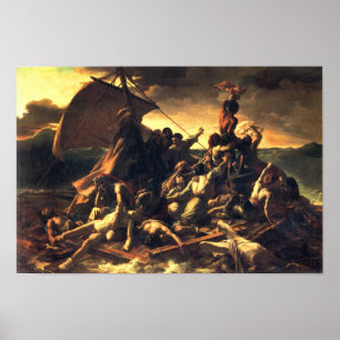 Affiche Le radeau de la Méduse