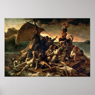 Affiche Le radeau de la Méduse   Théodore Géricault