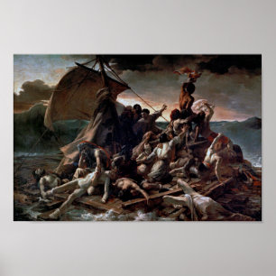 Affiche Le radeau de la Méduse, Theodore Gericault