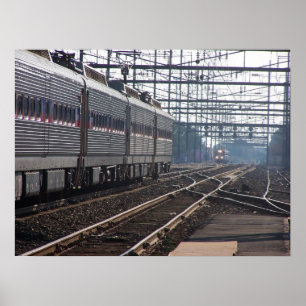 Affiche Le rail régional de septa forme le défunt