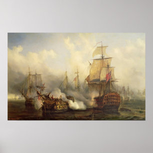 Affiche Le Redoutable Trafalgar, 21e octobre 1805
