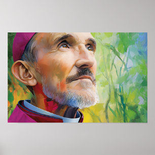 Affiche Le regard ininterrompu de Saint Robert Bellarmine