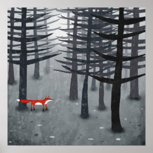 Affiche Le renard et la forêt