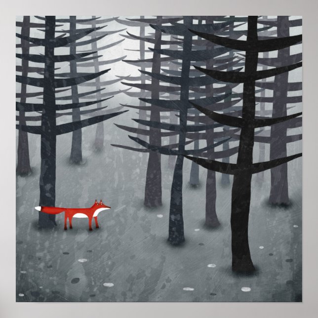 Affiche Le Renard et la Forêt (Devant)