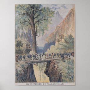Affiche Le Résident-Général du Madagascar