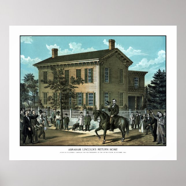 Affiche Le retour d'Abraham Lincoln (Devant)