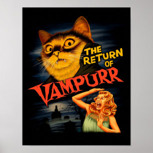 Affiche Le retour de Vampurr  Chat adorable