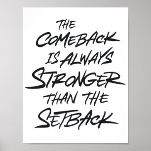 Affiche Le retour est toujours plus fort que le recul