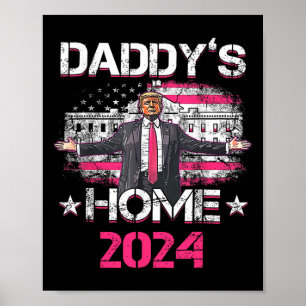 Affiche Le retour historique de Trump au H blanc