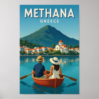 Affiche Le rêve de Méthana Grèce