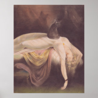 Affiche Le rêve de minuit Henry Fuseli