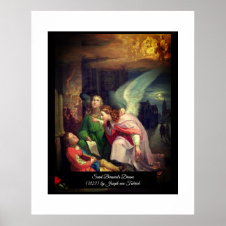 Affiche Le rêve de Saint Bernard