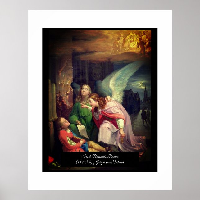 Affiche Le rêve de Saint Bernard (Devant)