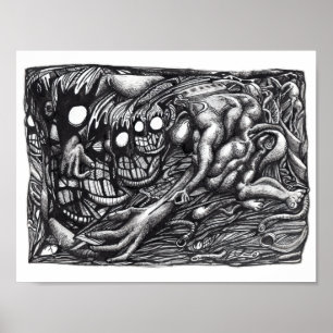 Affiche Le rêve des mères de Grendel par Brian Benson.