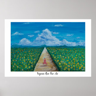 Affiche Le rêve des tournesols