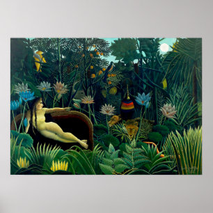 Affiche Le rêve d'Henri Rousseau