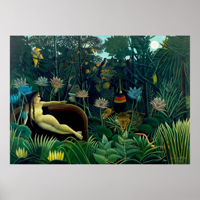 Affiche Le rêve d'Henri Rousseau (Devant)