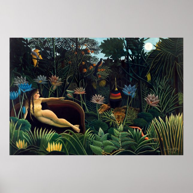 Affiche Le rêve d'Henri Rousseau (Devant)