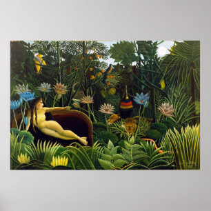 Affiche Le rêve d'Henri Rousseau (1910)