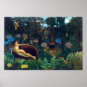 Affiche Le rêve   Henri Rousseau  