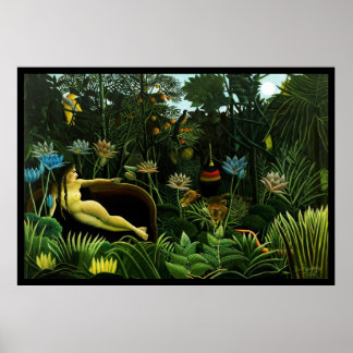 Affiche Le rêve - Henri Rousseau