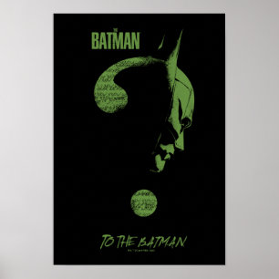 Affiche Le Riddler "To the Batman" Question Mark