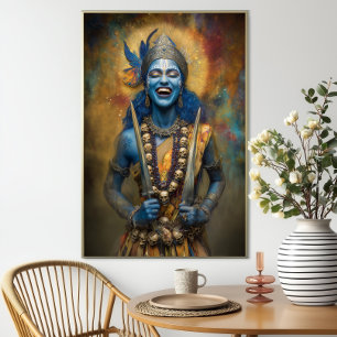 Affiche Le rire divin de Kali : La déesse Shakti Peinture