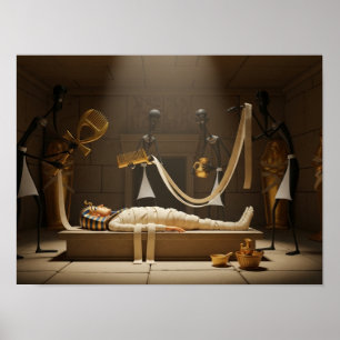 Affiche Le rituel de momification
