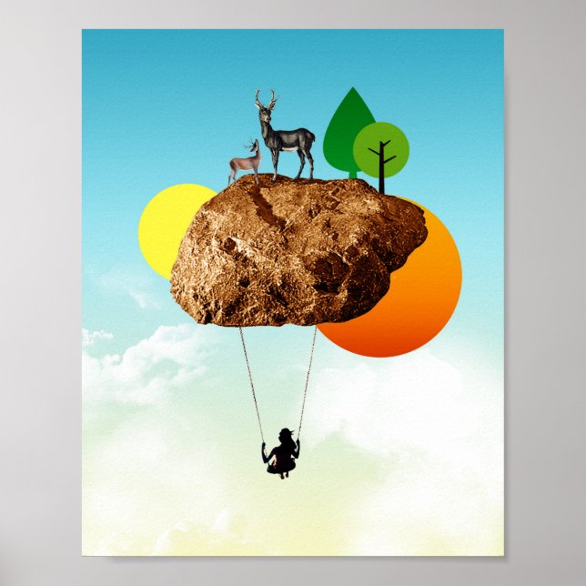 Affiche Le rocher de notre existence (Devant)