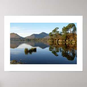 Affiche Le rocher du Frère, Derwentwater : Lake District,