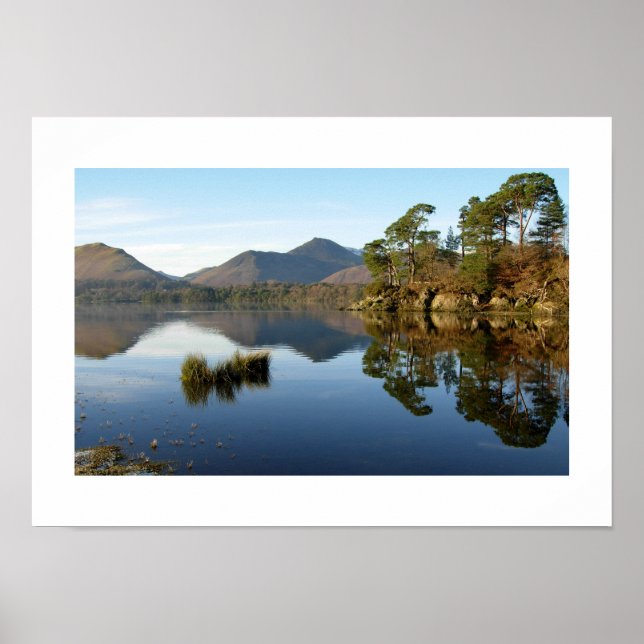 Affiche Le rocher du Frère, Derwentwater : Lake District,  (Devant)