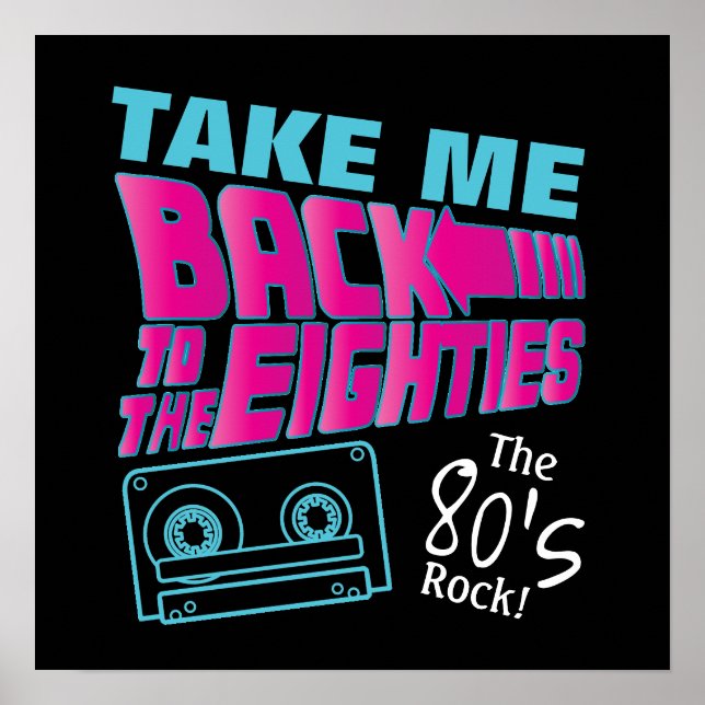 Affiche Le Rock des années 80 (Devant)