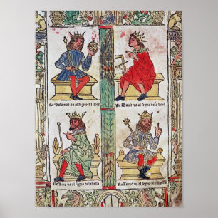 Affiche Le Roi David, Solomon, Luba et Turnis