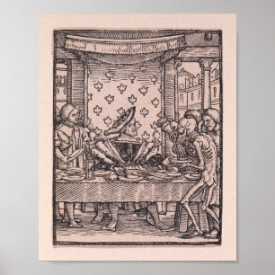 AFFICHE LE ROI, DE LA DANSE DE LA MORT