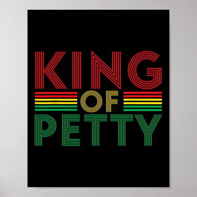 Affiche Le Roi De La Petite Junte Afro-Américaine Afrocent (Devant)
